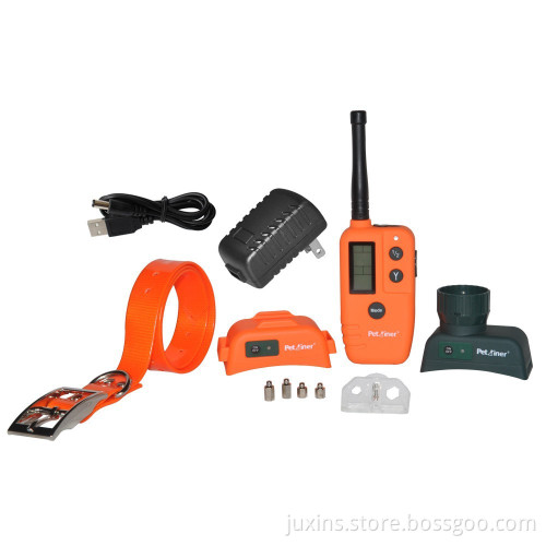 ollier de Dressage Anti-Aboiement avec 9 niveaux de vibrations et de chocs intensites pour Chien